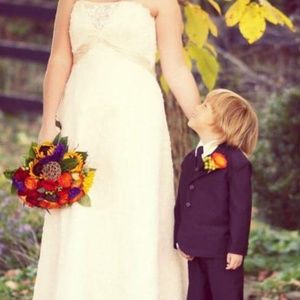 Diamomd dusted Wedding gown.